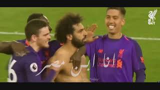 شاهد    مهارات واهداف محمد صلاح علي اغنية انا ابن مصر?? 2019