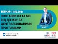 Поставки ЛЗ та МВ від ДП "Медзакупівлі України" за централізованими програмами ► НСЗУ пояснює