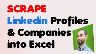 Extract Linkedin Search Results Data to Excel -  Profile and Companies