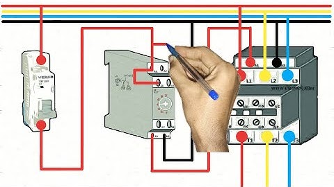 On Delay Timer Connection With Contactor | Ed Electrical Tech