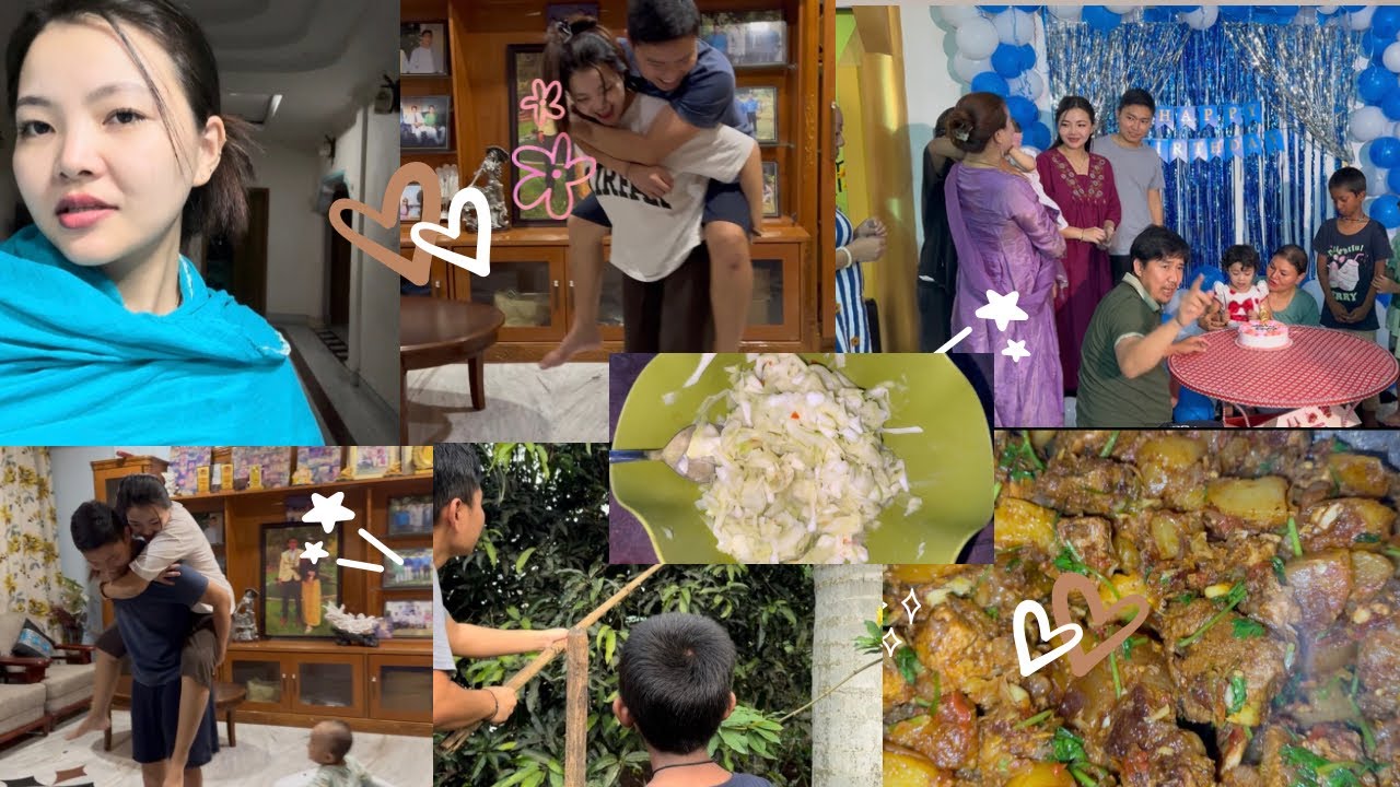 Family Time, Mango Garden Harvest 🌿 | Pork Cooking, Pancake Party & Happy Home Vlog 🥰