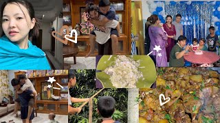 Family Time, Mango Garden Harvest 🌿 | Pork Cooking, Pancake Party & Happy Home Vlog 🥰 screenshot 4