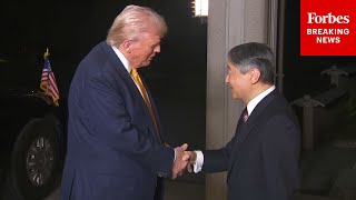 JUST IN: President Trump Meets With Japanese Emperor Naruhito At Tokyo’s Imperial Palace