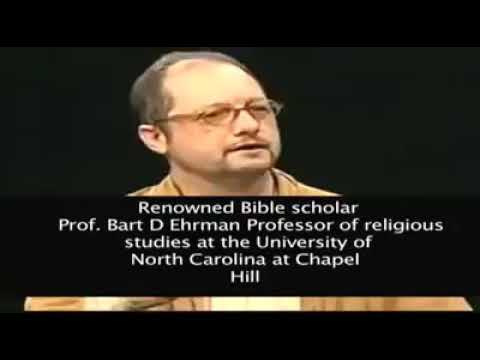 Bible is Fake By Dr. Bart D. Ehrman (Professor of Religious Study) Bible is Fake By Dr. Bart D. Ehrman (Professor of Religious Study)