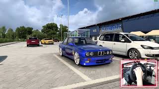 Bmw E30 | High Traffic & Fast Driving - Euro Truck Simulator 2 [ Logitech G29 ] screenshot 2