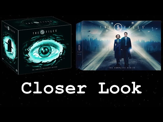 Closer Look - X-Files DVD and Blu-ray Complete Series Sets - YouTube