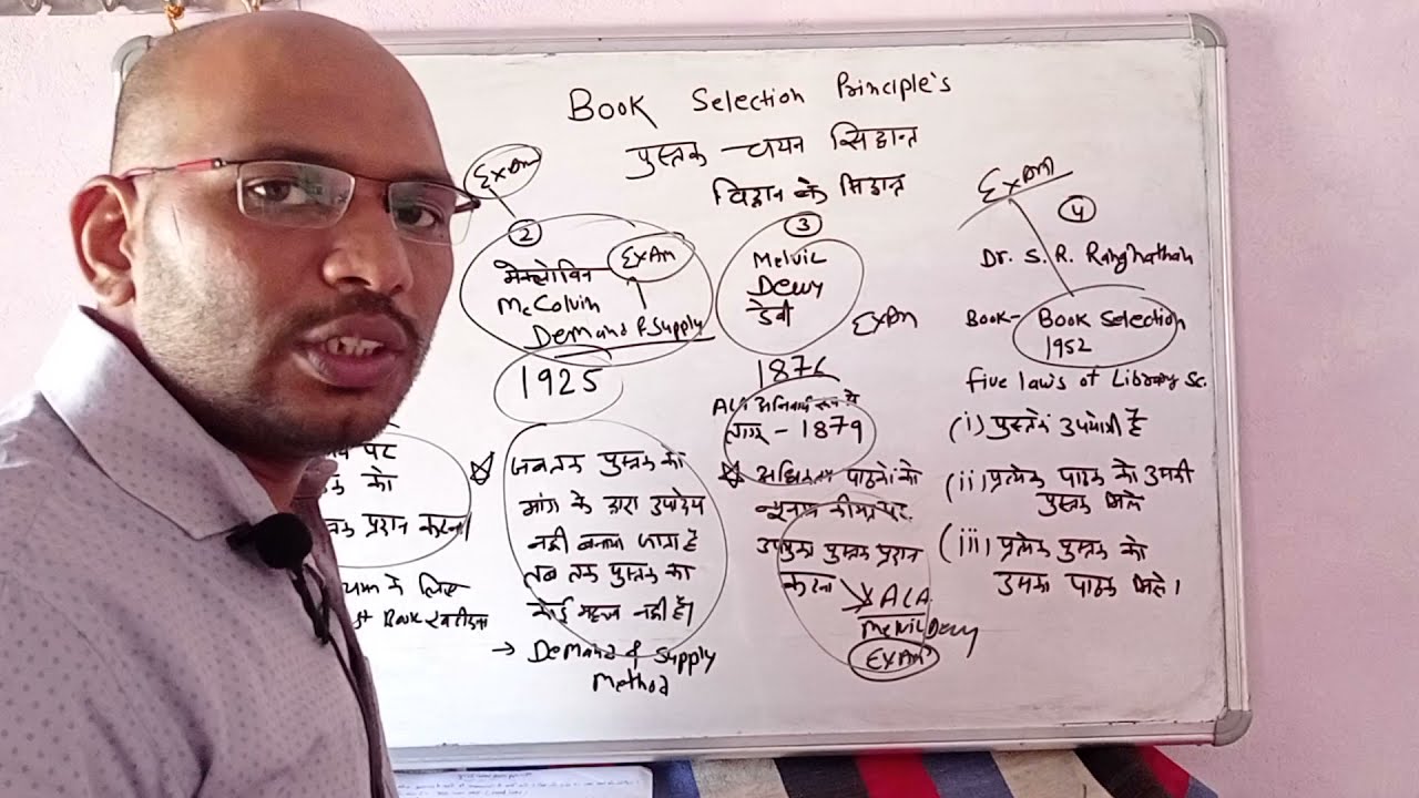 Book Selection Principle - पुस्तक चयन सिद्धांत