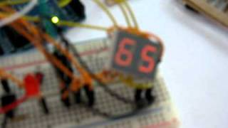 Arduino intervalometer + multiplexed 2-digit LED display