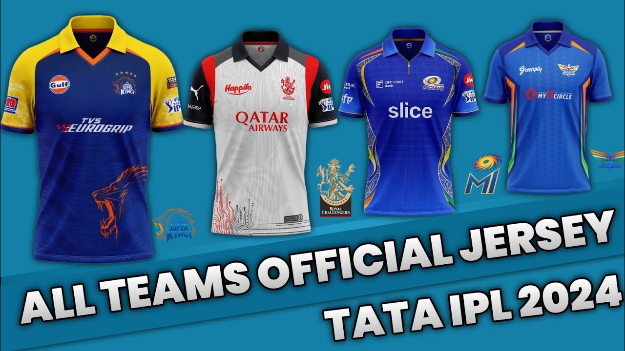 IPL 2024 All Team New Jersey Launched | TATA IPL 2024 All Team New Jersey | IPL Team New Jersey 2024