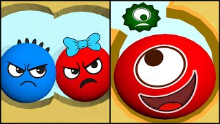 Hungry Balls Vs Lucky Balls 😉🤬Up To Max Level SpeedRun Gameplay Walkthrough  screenshot 3