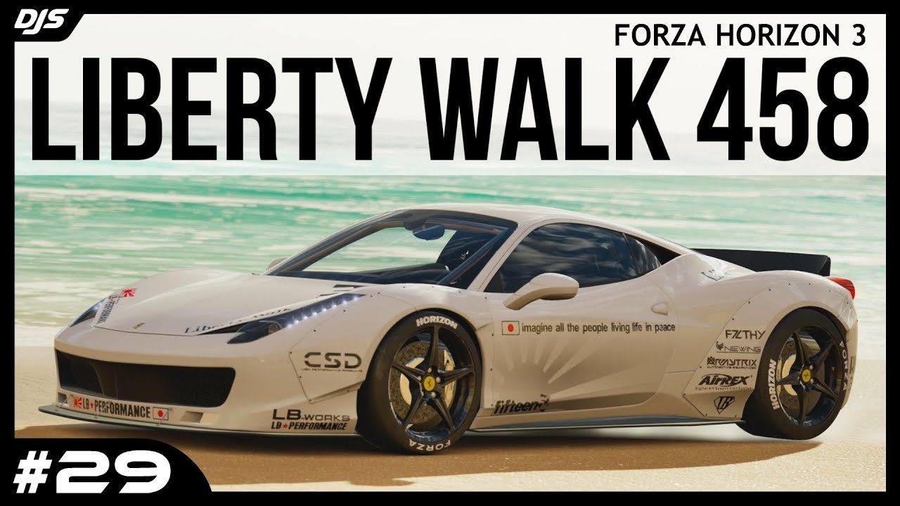 Liberty Walk Ferrari 458 Italia - Forza Horizon 3 - Car Collection #29