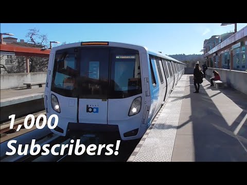 BART's Fleet of the Future: Pleasant Hill - Embarcadero (1,000 Subscriber Special)