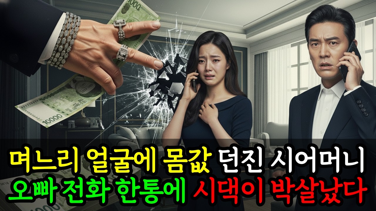 만 원짜리 열 장 얼굴에 뿌리며 쫓아낸 며느리가 7년치 증거 들고 취임식장에 나타난 충격 반전 | 가족갈등 | 노후사연 | 감동사연 | 오디오북 | 충격실화 | 막장사연