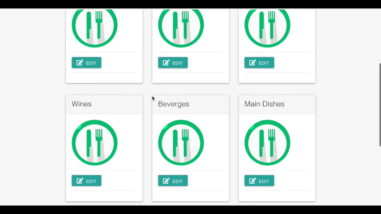 I MENU Restaurant app Demo 1