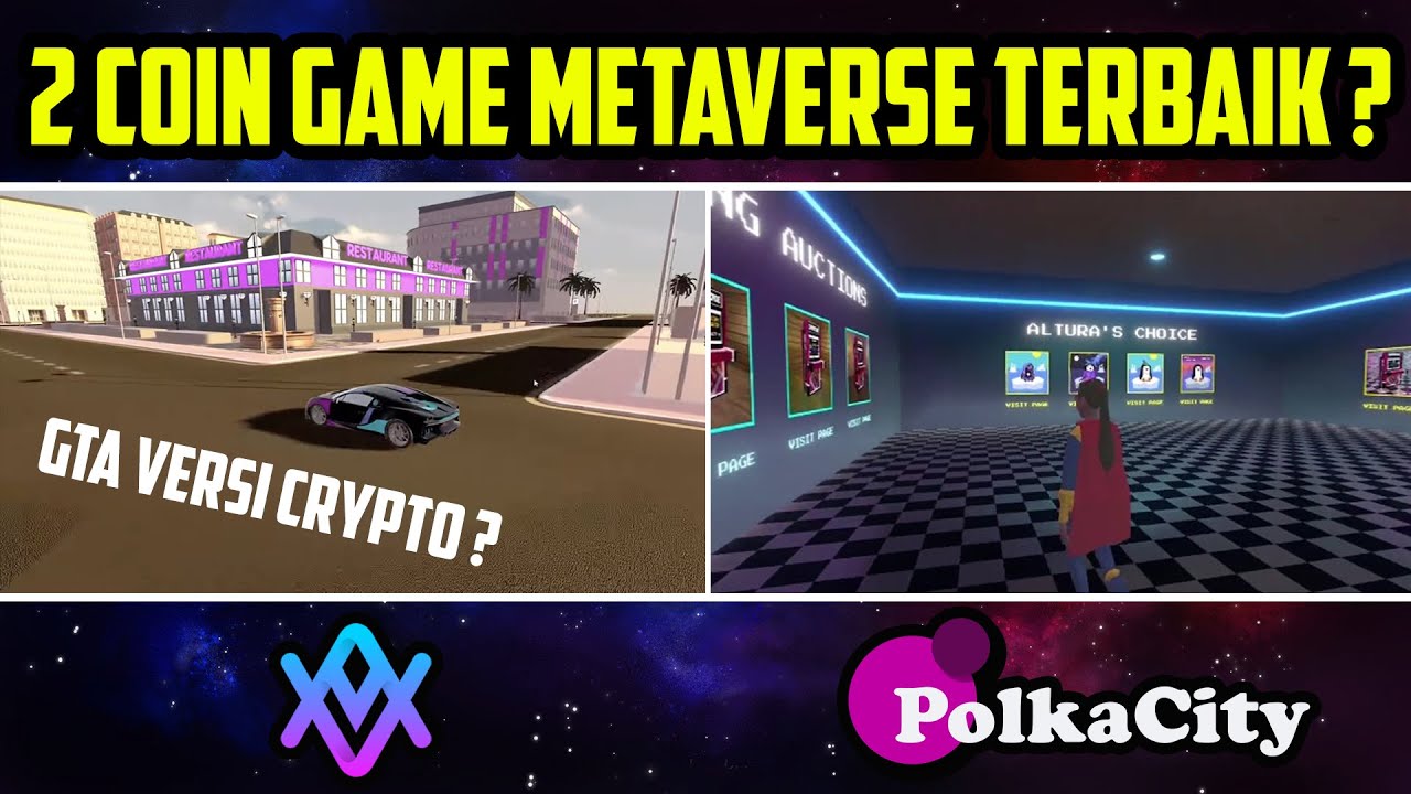 2 COIN GAME METAVERSE TERBAIK ? REVIEW POLKACITY (POLC)  DAN ALTURA (ALU) - TERBANG - PACE CRYTPO