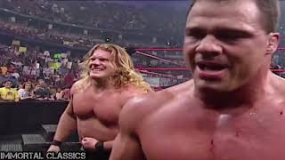 Kurt Angle and Chris Jericho vs The Dudley Boyz:WWF RAW August 6,2001