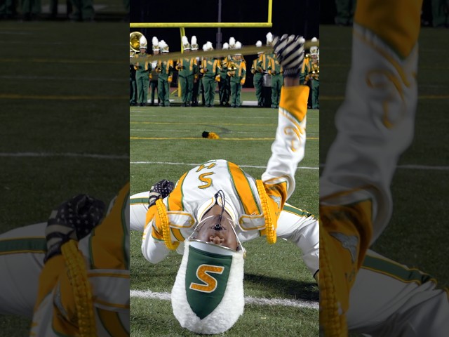 Spencer Green Wave (Columbus,Ga) Halftime Snippet 11/13/25 #marchingbands #ColumbusGa #drummajor