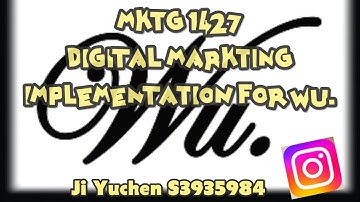 MKTG 1427 Digital Marketing Implementation (JI YUCHEN)