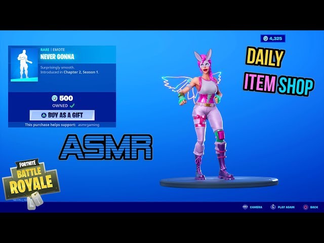 ASMR Fortnite NEW FREE GGWP Emote and Back Bling! Daily Item Shop 🎮🎧  Relaxing Whispering 😴💤 