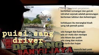 Puisi sang supir. #majalengka|2020