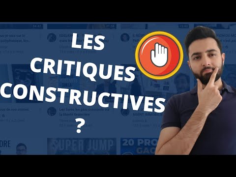 Vidéo: Critique Constructive Ou Dévaluation ? Neutralisation De L'allume-gaz