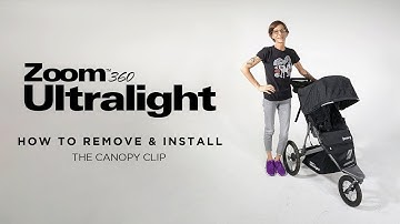 How To Remove & Install the Canopy Clip on the Zoom360 Ultralight Jogger