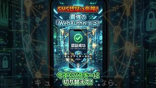 ショート 最強の防御!WebAuthn(パスキー) #networksecurity #itリテラシー #安全機能