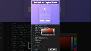 Frontend Eye Login Form #coding #html #css #frontend #webdevelopment #webdesign #css3 #programming