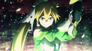 Leafa Es Atacada Por D.i.l Pero Leafa Lo Derrota Sao Alicization War Of Underworld Español Latino