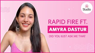 Rapid Fire With Amyra Dastur (2021) | Did You Just Ask Me That | Myntra Studio