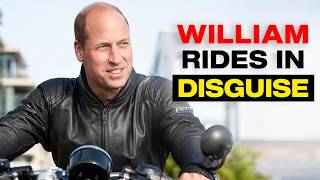 Prince William Reveals His Disguise for Motorcycle Rides