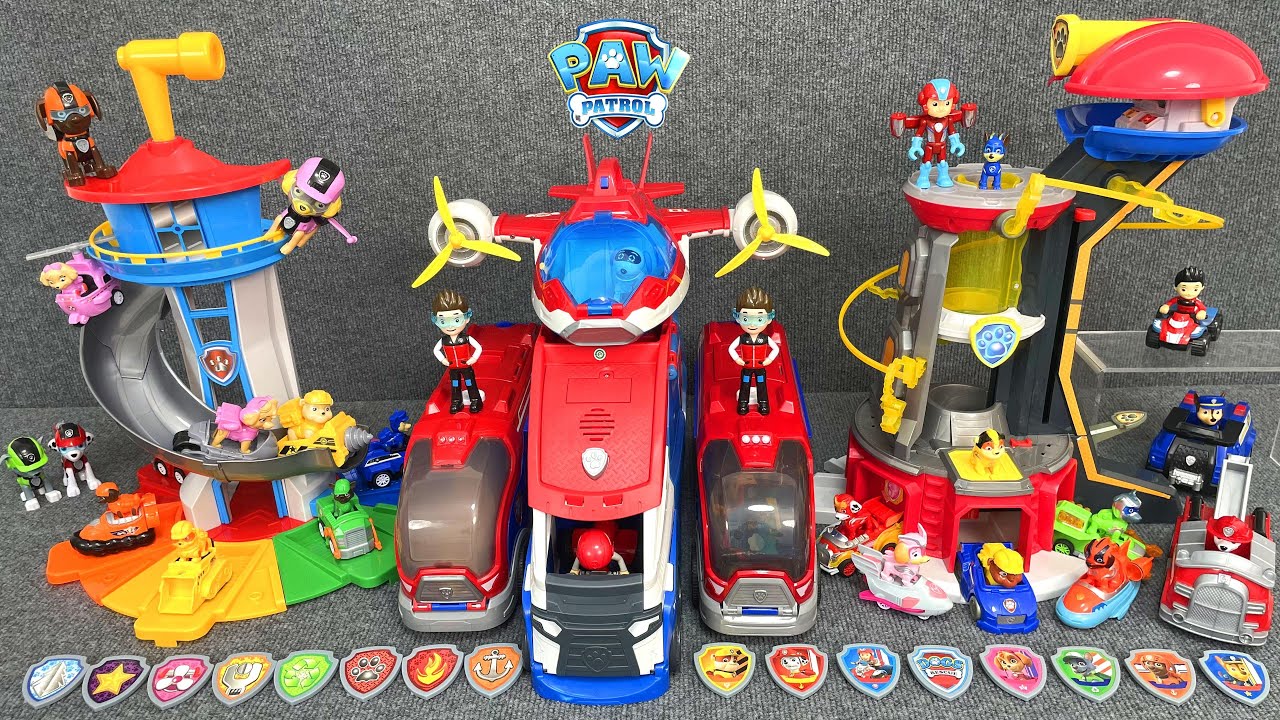 30 Minutes of Satisfying Unboxing Paw Patrol Rescue Center Toys ASMR | Toy Review 🇺🇸