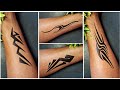 Cool Tribal Tattoo || Unique Tattoo Design with Pen || Tribal Tattoo For Men || Beginner Tattoo Idea