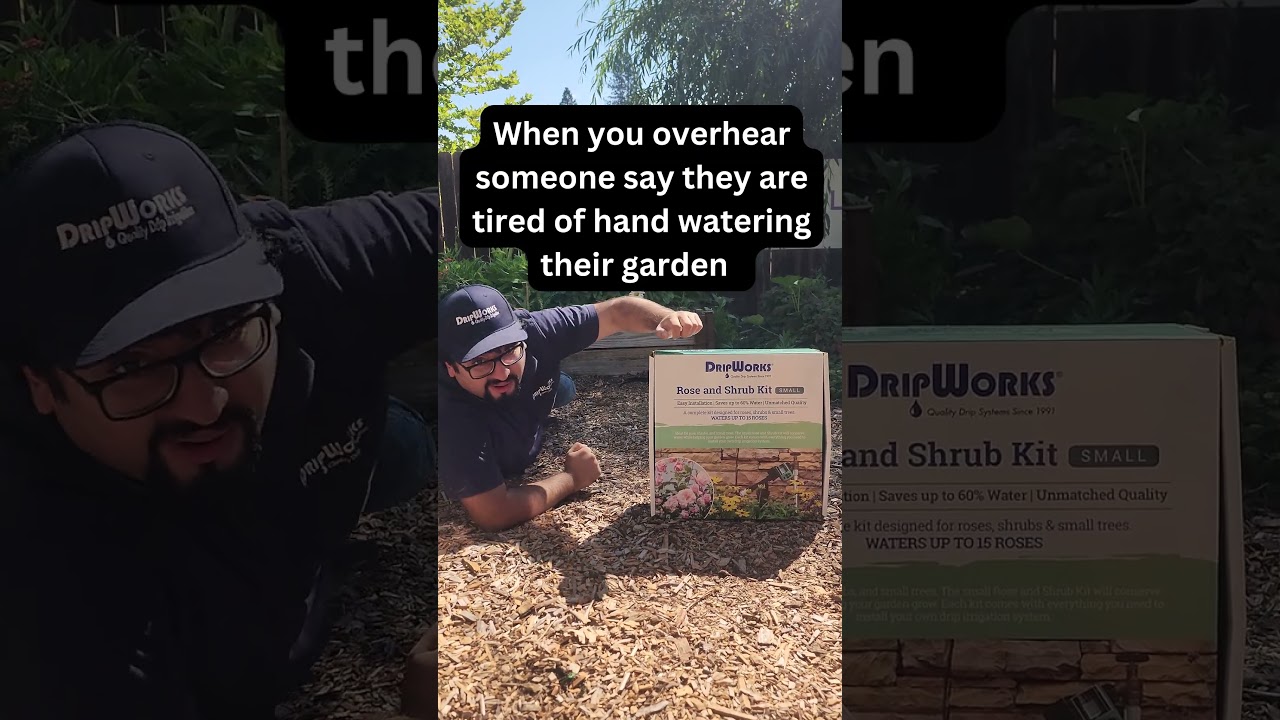 Tired of Hand Watering Your Garden? 😂 