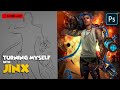 PAINTING THE MALE VERSION OF JINX!