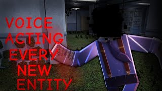 VOICE ACTING ALL NEW DOORS ENTITIES IN THE ARCHIVES UPDATE! | Roblox Doors |