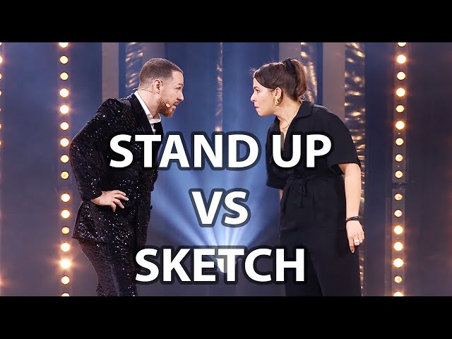 Stand Up Vs Sketch (Partie 1) Alex Ramires & Morgane Cadignan