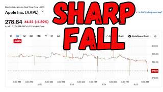 APPLE STOCK : SHARP FALL | AAPL STOCK