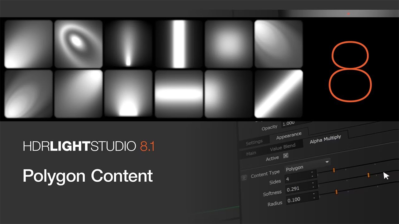 Shape & Soften Light Edges with a Polygon Content - YouTube