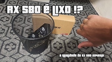 A RX 580 VALE APENA EM 2025 !? A realidade que não te contaram!