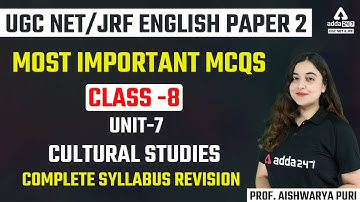 NTA UGC NET 2022 | Most Important MCQ #8 | By Prof. Aishwarya Puri