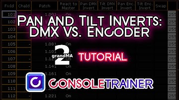 Pan and Tilt Inverts: DMX vs Encoder - grandMA2