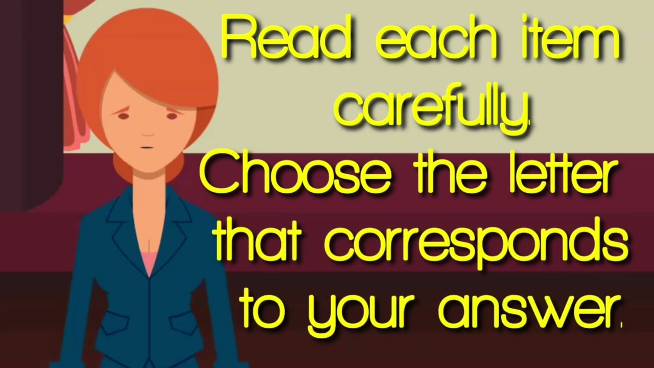 DIAGNOSTIC TEST ORAL COMMUNICATION IN CONTEXT /GRADE 11 YouTube