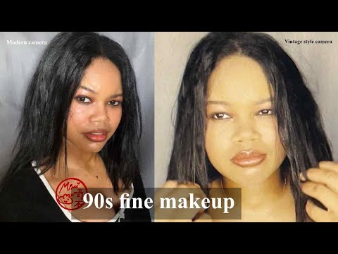 90s fine makeup