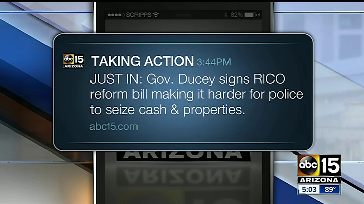 Gov. Ducey signs RICO reform bill
