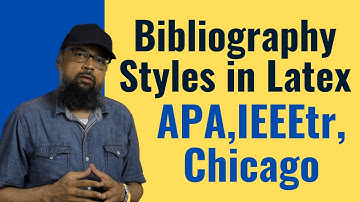 How to Change Bibliography Styles in a Latex Document  [APA, Chicago etc]