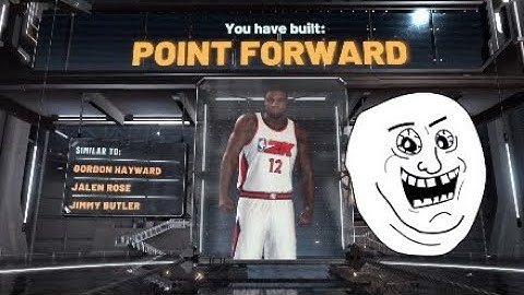 BEST POINT FORWARD BUILD DEMIGOD... BEST DRIBBLE GOD BUILD NBA 2K20