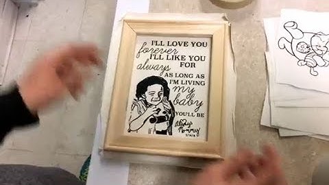 Reverse canvas with HTV and Adhesive vinyl - From our LIVE Facebook video