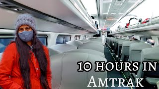 Travel vlog malayalam| Amtrak travel vlog| A day in my life malayalam|train travel vlog malayalam