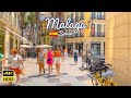 Malaga spain   summer on steroids   4kr 60fps walking tour 92min